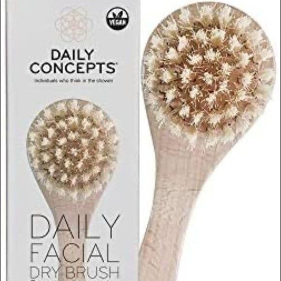 Daily Concepts Daily Facial‎ Dry Brush For Face. Exfoliating and Aryurvetic New - Picture 3 of 7